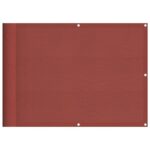 vidaXL Balkónová zástena terakotová 75x800 cm 100 % polyester oxford – Obrázok 2