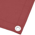 vidaXL Balkónová zástena, terakotová, 120x700 cm, 100 % polyester, oxford – Obrázok 4