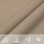 vidaXL Slnečná plachta, béžová 7x5x5 m, 100 % polyester, oxford – Obrázok 7