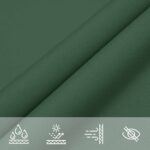 vidaXL Slnečná plachta tmavozelená 2x2x2 m 100 % polyester oxford – Obrázok 7