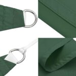 vidaXL Slnečná plachta tmavozelená 7x5x5 m 100 % polyester oxford – Obrázok 6