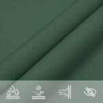 vidaXL Slnečná plachta tmavozelená 7x5x5 m 100 % polyester oxford – Obrázok 7