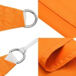 vidaXL Slnečná plachta oranžová 7x5x5 m 100 % polyester oxford – Obrázok 6