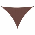 vidaXL Slnečná plachta hnedá 7x5x5 m 100 % polyester oxford – Obrázok 2