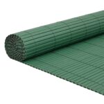 vidaXL Záhradný plot obojstranný zelený 1,8x3 m PVC – Obrázok 2