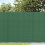 vidaXL Záhradný plot obojstranný zelený 1,8x3 m PVC – Obrázok 3