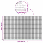 vidaXL Záhradný plot obojstranný zelený 1,8x3 m PVC – Obrázok 9