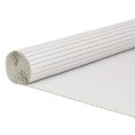 vidaXL Záhradný plot obojstranný biely 1,8x5 m PVC – Obrázok 2