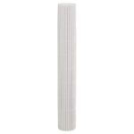 vidaXL Záhradný plot obojstranný biely 1,8x5 m PVC – Obrázok 4