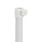 vidaXL Stojan na slnečník Biela Oceľ for 25-32 mm Pole – Obrázok 7