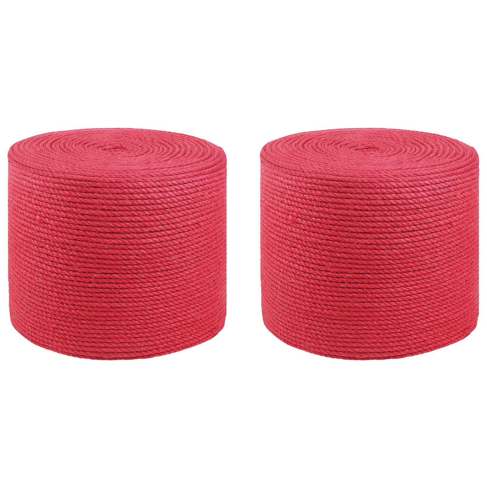 42011695_1.jpg vidaXL Jutové lano 2 pcs Červená 100% Tossa juta – Obrázok 1