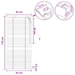 vidaXL Žalúzia Dubový vzhľad 65 x 130 cm 35 mm Masívne Paulownia drevo – Obrázok 9