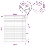 vidaXL Žalúzia Dubový vzhľad 120 x 130 cm 35 mm – Obrázok 9
