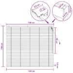 vidaXL Žalúzia Dubový vzhľad 150 x 130 cm 35 mm – Obrázok 9