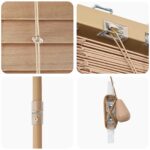 vidaXL Žalúzia Dubový vzhľad 55 x 160 cm 35 mm Masívne Paulownia drevo – Obrázok 5