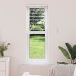 vidaXL Žalúzia Biela 50 x 130 cm 35 mm Masívne Paulownia drevo
