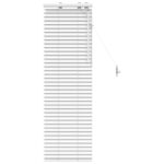 vidaXL Žalúzia Biela 50 x 130 cm 35 mm Masívne Paulownia drevo – Obrázok 2