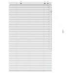 vidaXL Žalúzia Biela 90 x 130 cm 35 mm Masívne Paulownia drevo – Obrázok 2
