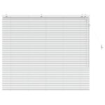 vidaXL Žalúzia Biela 145 x 130 cm 35 mm Masívne Paulownia drevo – Obrázok 2