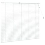 vidaXL Žalúzia Biela 145 x 130 cm 35 mm Masívne Paulownia drevo – Obrázok 3