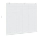 vidaXL Žalúzia Biela 145 x 130 cm 35 mm Masívne Paulownia drevo – Obrázok 4