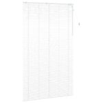 vidaXL Žalúzia Biela 150 x 250 cm 35 mm Masívne Paulownia drevo – Obrázok 3