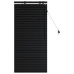 vidaXL Žalúzia Čierna 60 x 130 cm 35 mm Masívne Paulownia drevo – Obrázok 2