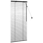vidaXL Žalúzia Čierna 60 x 130 cm 35 mm Masívne Paulownia drevo – Obrázok 3