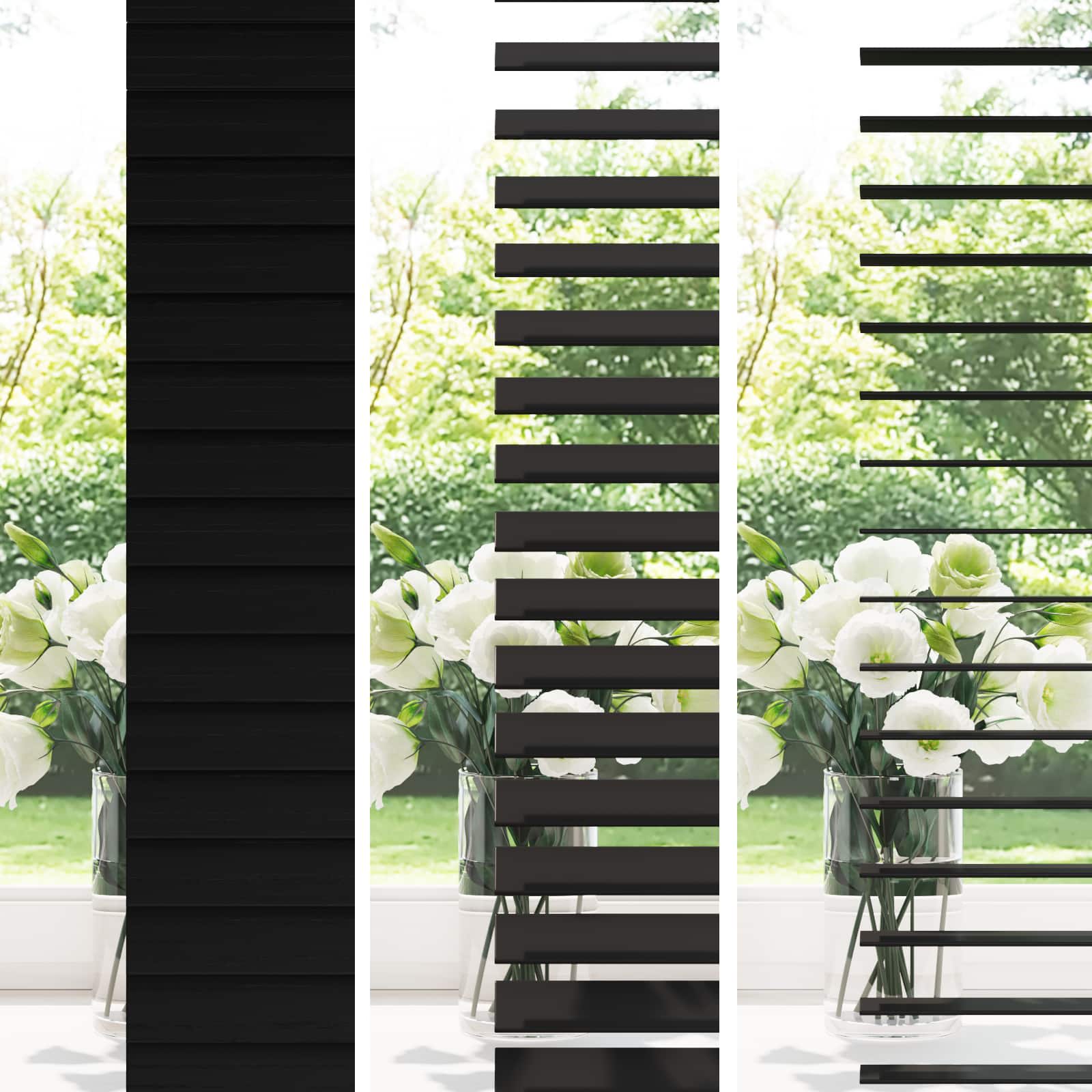 42015461_1.jpg vidaXL Žalúzia Čierna 75 x 130 cm 35 mm Masívne Paulownia drevo – Obrázok 1