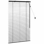 vidaXL Žalúzia Čierna 80 x 130 cm 35 mm Masívne Paulownia drevo – Obrázok 3
