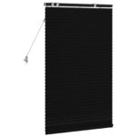 vidaXL Žalúzia Čierna 80 x 130 cm 35 mm Masívne Paulownia drevo – Obrázok 4