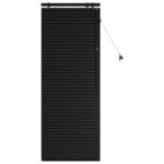 vidaXL Žalúzia Čierna 65 x 160 cm 35 mm Masívne Paulownia drevo – Obrázok 2