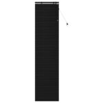 vidaXL Žalúzia Čierna 65 x 250 cm 35 mm Masívne Paulownia drevo – Obrázok 2