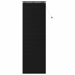 vidaXL Žalúzia Čierna 80 x 250 cm 35 mm Masívne Paulownia drevo – Obrázok 2