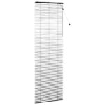 vidaXL Žalúzia Čierna 80 x 250 cm 35 mm Masívne Paulownia drevo – Obrázok 3