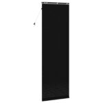 vidaXL Žalúzia Čierna 90 x 250 cm 35 mm Masívne Paulownia drevo – Obrázok 4