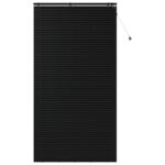 vidaXL Žalúzia Čierna 140 x 250 cm 35 mm Masívne Paulownia drevo – Obrázok 2