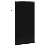 vidaXL Žalúzia Čierna 140 x 250 cm 35 mm Masívne Paulownia drevo – Obrázok 4