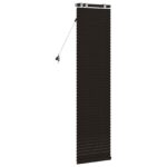 vidaXL Žalúzia Tmavohnedá 40 x 160 cm 35 mm Masívne Paulownia drevo – Obrázok 4