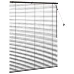 vidaXL Žalúzia Tmavohnedá 140 x 160 cm 35 mm Masívne Paulownia drevo – Obrázok 3