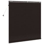 vidaXL Žalúzia Tmavohnedá 145 x 160 cm 35 mm Masívne Paulownia drevo – Obrázok 4