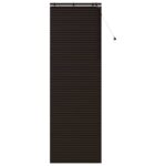 vidaXL Žalúzia Tmavohnedá 85 x 250 cm 35 mm Masívne Paulownia drevo – Obrázok 2