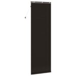 vidaXL Žalúzia Tmavohnedá 85 x 250 cm 35 mm Masívne Paulownia drevo – Obrázok 4