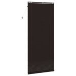 vidaXL Žalúzia Tmavohnedá 105 x 250 cm 35 mm Masívne Paulownia drevo – Obrázok 4