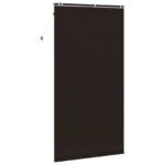 vidaXL Žalúzia Tmavohnedá 140 x 250 cm 35 mm Masívne Paulownia drevo – Obrázok 4