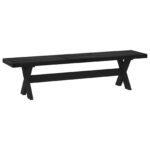 vidaXL Jedálenská lavička NOAIN 180 x 41 x 45 cm Masívna borovica – Obrázok 2
