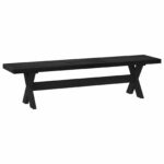 vidaXL Jedálenská lavička NOAIN 180 x 41 x 45 cm Masívna borovica – Obrázok 5