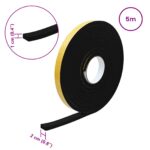 vidaXL Samolepiaca penová páska 20 pcs Čierna 20mm x 5m CR Pena – Obrázok 10