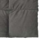 vidaXL Zimný prehoz Šnurovaný Svetlosivá 240 x 260 cm Mikrovlákno – Obrázok 6
