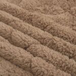 vidaXL Zimný prehoz Sivohnedá 200 x 220 cm Mikrofáza a Teddy fleece – Obrázok 6